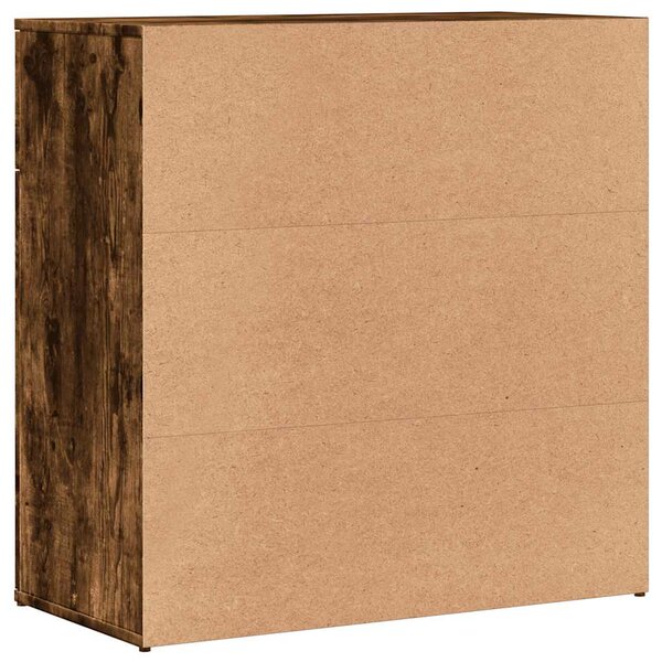Příborníky 2 ks kouřový dub 79 x 38 x 80 cm kompozitní dřevo 3276620