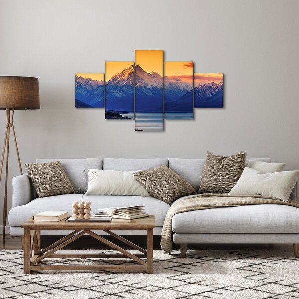 Obraz - Jezero Pukaki (125x70 cm)
