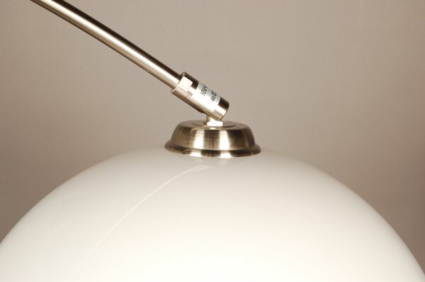 Stojací designová oblouková lampa Cannes Crema (LMD)
