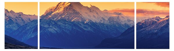 Obraz - Jezero Pukaki (170x50 cm)