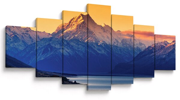 Obraz - Jezero Pukaki (210x100 cm)