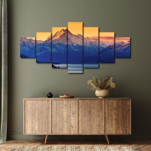 Obraz - Jezero Pukaki (210x100 cm)