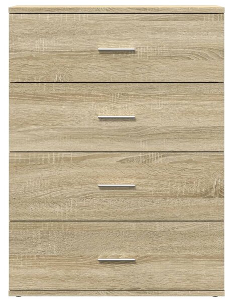 Příborníky 2 ks dub sonoma 60 x 39 x 80 cm kompozitní dřevo 3276625