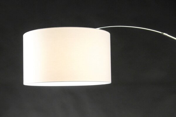 Stojací designová oblouková lampa Dallas White (LMD)
