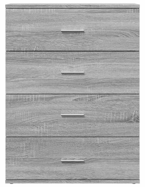 Příborníky 2 ks šedé sonoma 60 x 39 x 80 cm kompozitní dřevo 3276628