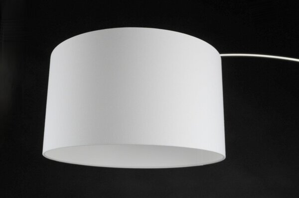 Stojací designová oblouková lampa Dallas White (LMD)