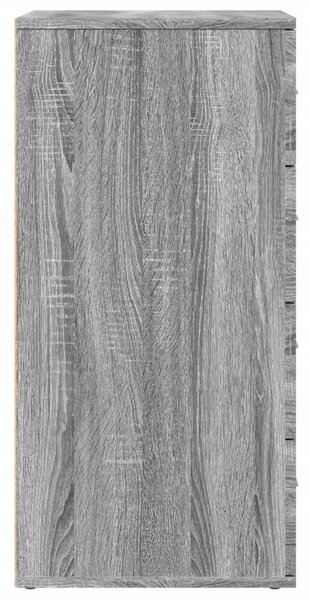 Příborníky 2 ks šedé sonoma 60 x 39 x 80 cm kompozitní dřevo 3276628
