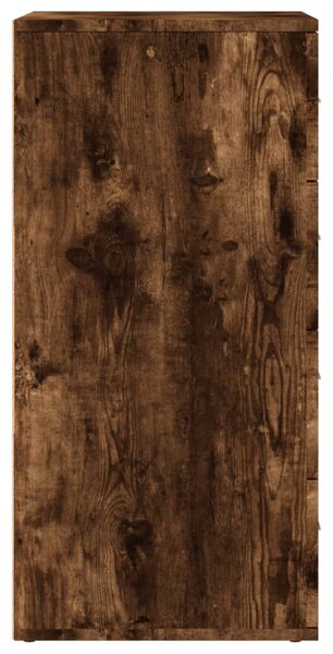 Příborníky 2 ks kouřový dub 60 x 39 x 80 cm kompozitní dřevo 3276627