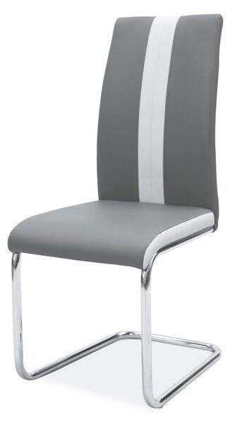 SIGNAL Jídelní židle - H-200, různé barvy na výběr Čalounění: šedá (ekokůže)