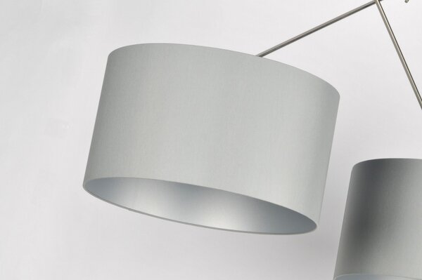 Závěsné designové svítidlo nad stůl Snap Duo Grey (LMD)