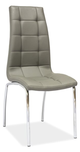 SIGNAL Jídelní židle - H-104, ekokůže, různé barvy na výběr Čalounění: šedá (ekokůže)