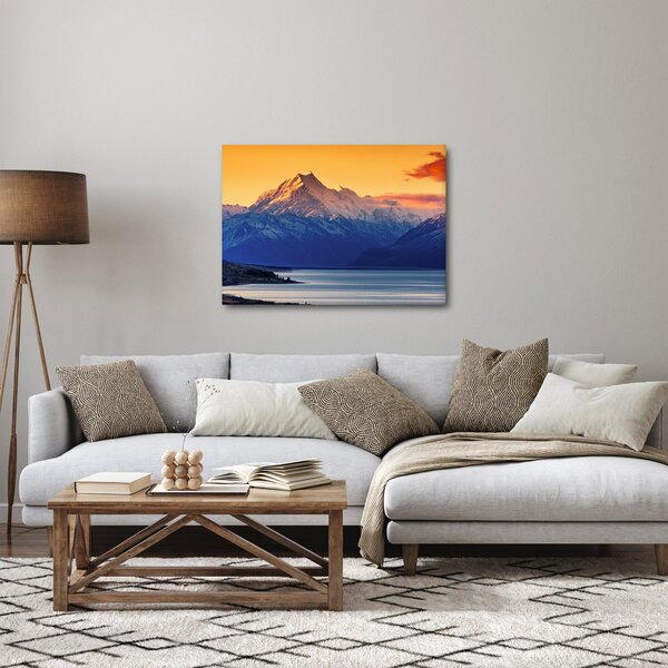 Obraz - Jezero Pukaki (70x50 cm)