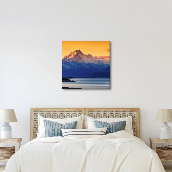 Obraz - Jezero Pukaki (30x30 cm)