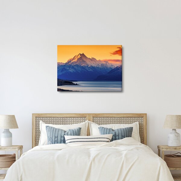 Obraz - Jezero Pukaki (70x50 cm)
