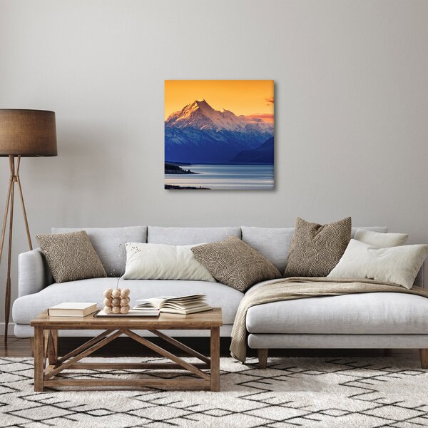 Obraz - Jezero Pukaki (30x30 cm)
