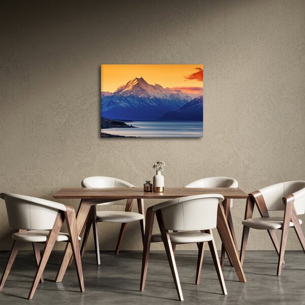 Obraz - Jezero Pukaki (70x50 cm)