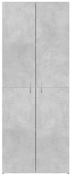 Kartotéka betonově šedá 60 x 32 x 153 cm kompozitní dřevo 3276647