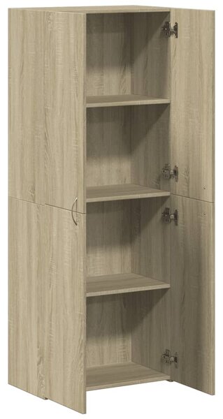 Kartotéka dub sonoma 60 x 32 x 153 cm kompozitní dřevo 3276646