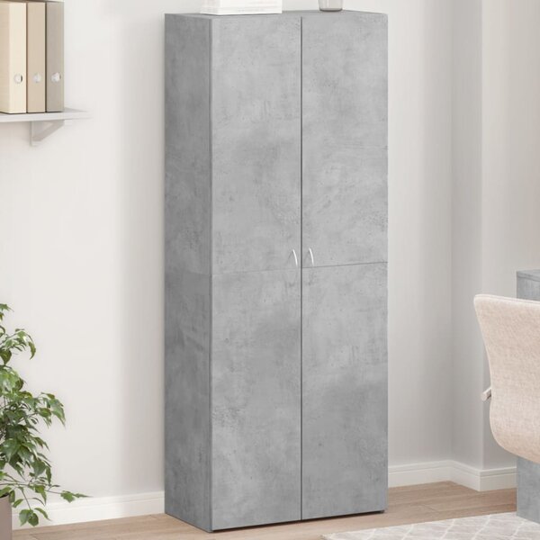 Kartotéka betonově šedá 60 x 32 x 153 cm kompozitní dřevo 3276647