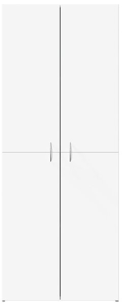 Kartotéka bílá 60 x 32 x 153 cm kompozitní dřevo 3276644
