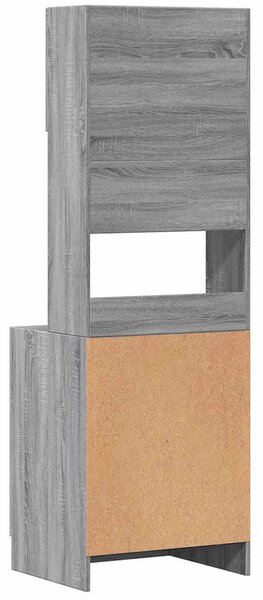Kuchyňská skříňka šedá sonoma 60 x 50 x 180 cm kompozitní dřevo 3276642