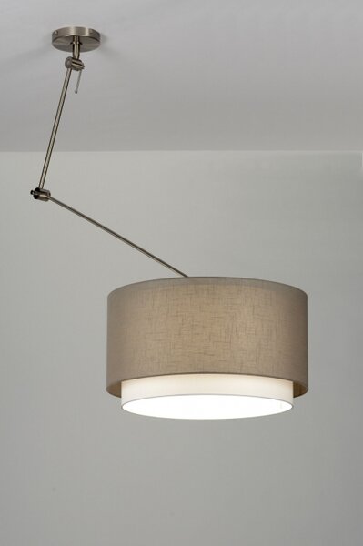 Závěsné designové svítidlo nad stůl Piega Taupe (LMD)