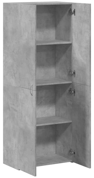Kartotéka betonově šedá 60 x 32 x 153 cm kompozitní dřevo 3276647