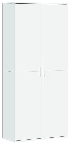 Skříň highboard bílá 80 x 35 x 180 cm kompozitní dřevo 3276651