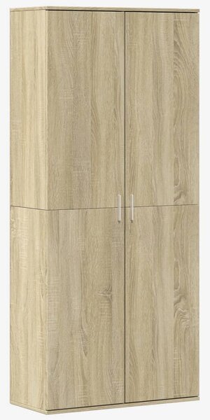 Skříň highboard dub sonoma 80 x 35 x 180 cm kompozitní dřevo 3276653