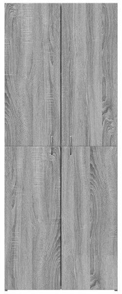 Kartotéka šedá sonoma 60x32x153 cm kompozitní dřevo 3276649