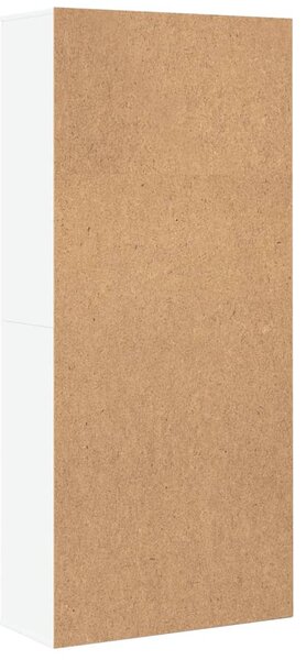 Skříň highboard bílá 80 x 35 x 180 cm kompozitní dřevo 3276651