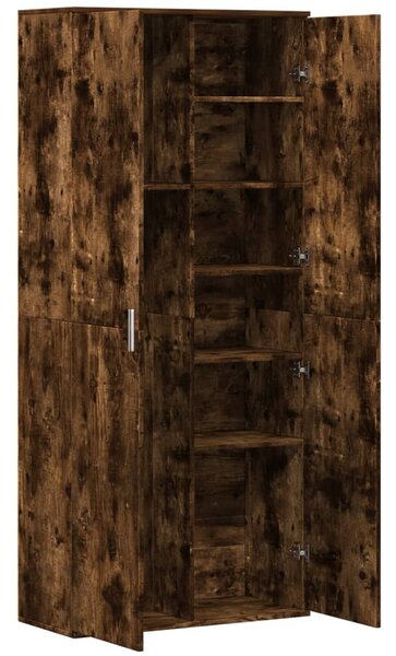 Skříň highboard kouřový dub 80 x 35 x 180 cm kompozitní dřevo 3276655
