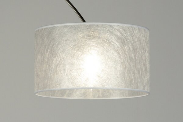 Stojací designová oblouková lampa Adamo Argento (LMD)