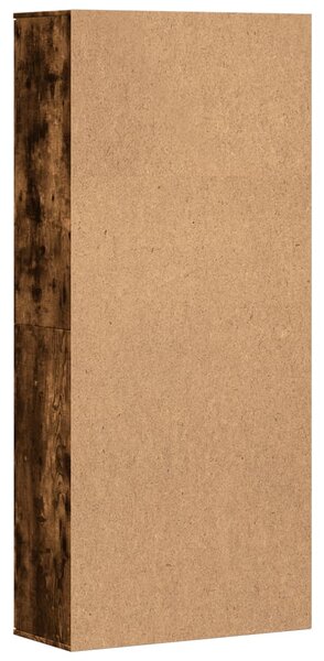 Skříň highboard kouřový dub 80 x 35 x 180 cm kompozitní dřevo 3276655