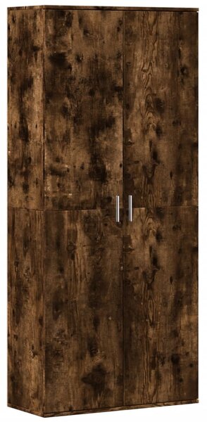 Skříň highboard kouřový dub 80 x 35 x 180 cm kompozitní dřevo 3276655