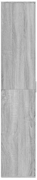 Skříň highboard šedá sonoma 80 x 35 x 180 cm kompozitní dřevo 3276656