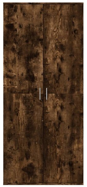 Skříň highboard kouřový dub 80 x 35 x 180 cm kompozitní dřevo 3276655