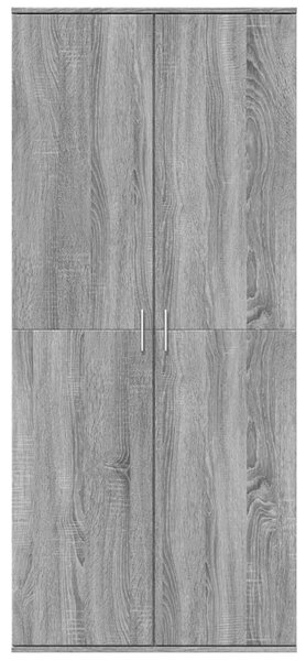 Skříň highboard šedá sonoma 80 x 35 x 180 cm kompozitní dřevo 3276656