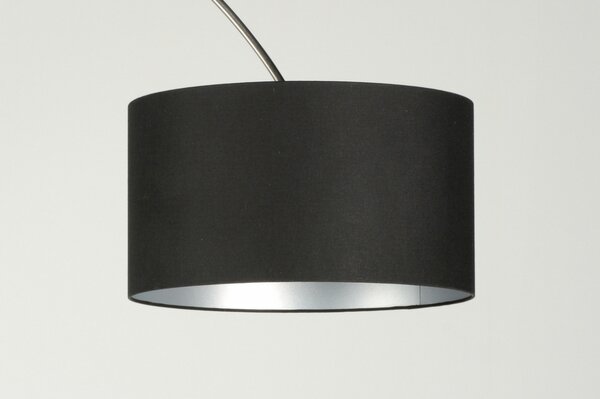 Stojací designová oblouková lampa Adamo Nero (LMD)