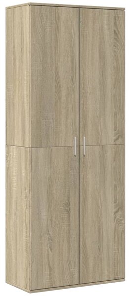 Skříň highboard dub sonoma 70 x 35 x 180 cm kompozitní dřevo 3276660