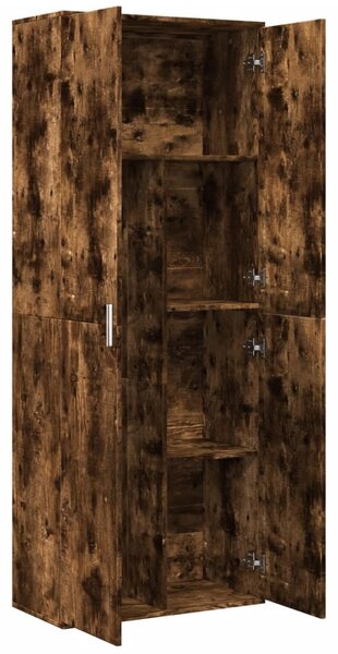 Skříň highboard kouřový dub 70 x 35 x 180 cm kompozitní dřevo 3276662