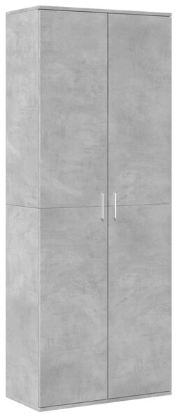Skříň highboard betonově šedá 70 x 35 x 180 cm kompozitní dřevo 3276661