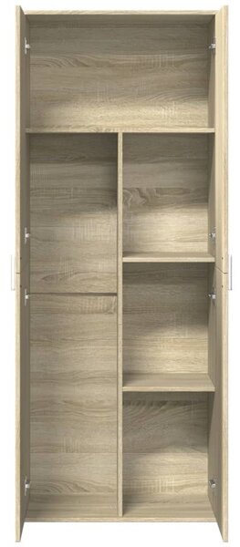 Skříň highboard dub sonoma 70 x 35 x 180 cm kompozitní dřevo 3276660
