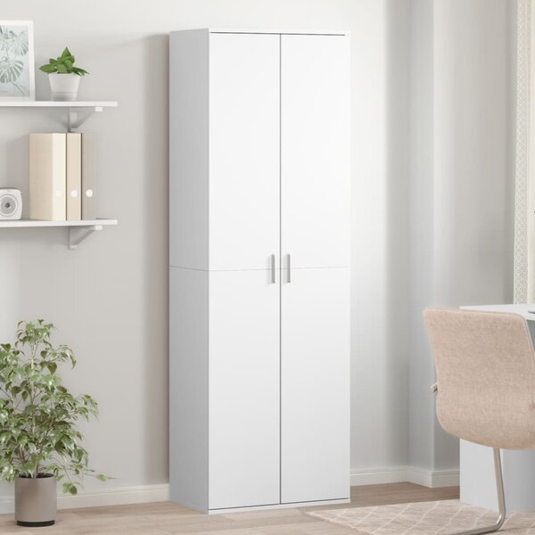 Skříň highboard bílá 60 x 35 x 180 cm kompozitní dřevo 3276665