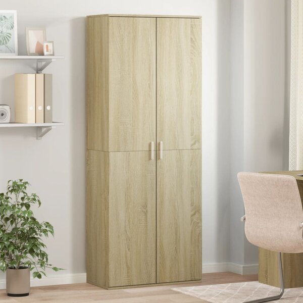 Skříň highboard dub sonoma 70 x 35 x 180 cm kompozitní dřevo 3276660