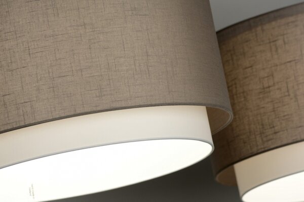 Závěsné designové svítidlo nad stůl Napolitana Taupe (LMD)