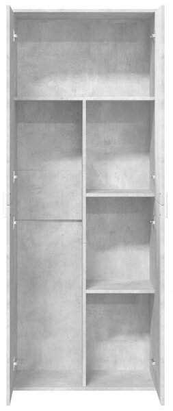 Skříň highboard betonově šedá 70 x 35 x 180 cm kompozitní dřevo 3276661