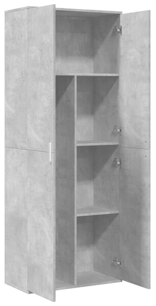 Skříň highboard betonově šedá 70 x 35 x 180 cm kompozitní dřevo 3276661