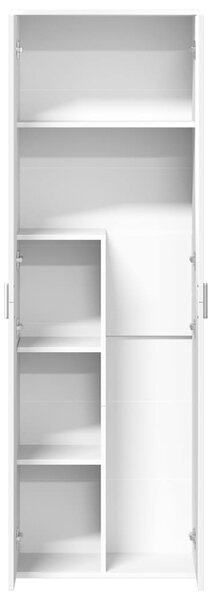 Skříň highboard bílá 60 x 35 x 180 cm kompozitní dřevo 3276665