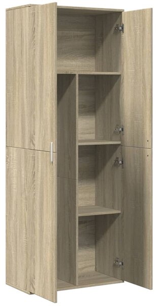 Skříň highboard dub sonoma 70 x 35 x 180 cm kompozitní dřevo 3276660